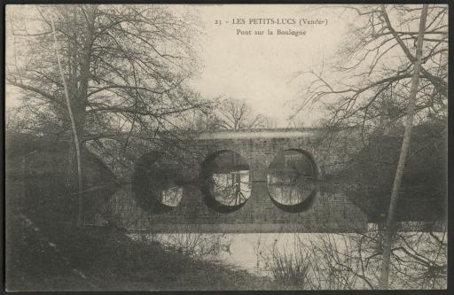 Le pont sur la Boulogne au Petit-Luc / [H. Dugleux] phot.